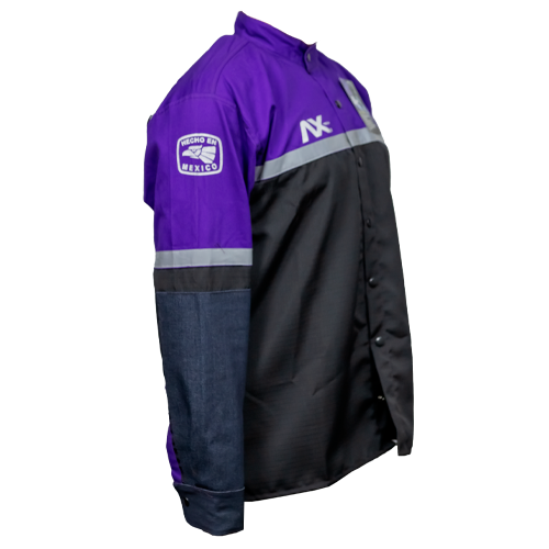 Camisola para Soldar Axtech con Cinta Reflejante de Alta Visibilidad-Soldadura AXT-CAM100XL – Protección y Comodidad Profesional