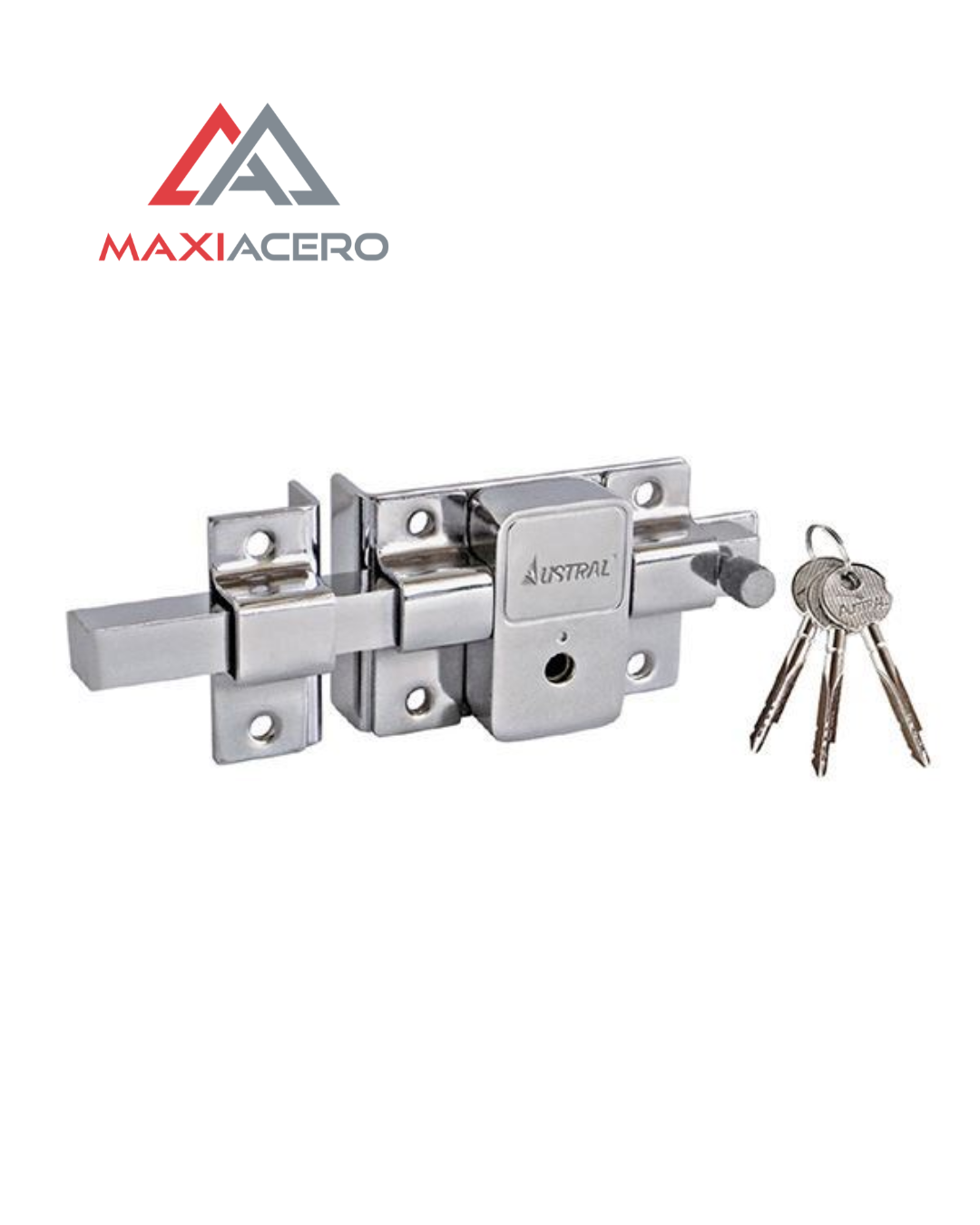 Cerradura de Barra de Sobreponer Austral 660 | Alta Seguridad Llave Tetra