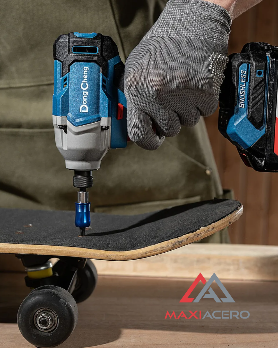 Atornillador de Impacto Inalámbrico DongCheng 20V DCPL03-14DM | Brushless