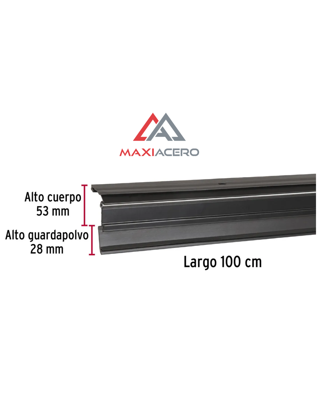 Guardapolvo Automático 100 Cm Negro Hermex 49894