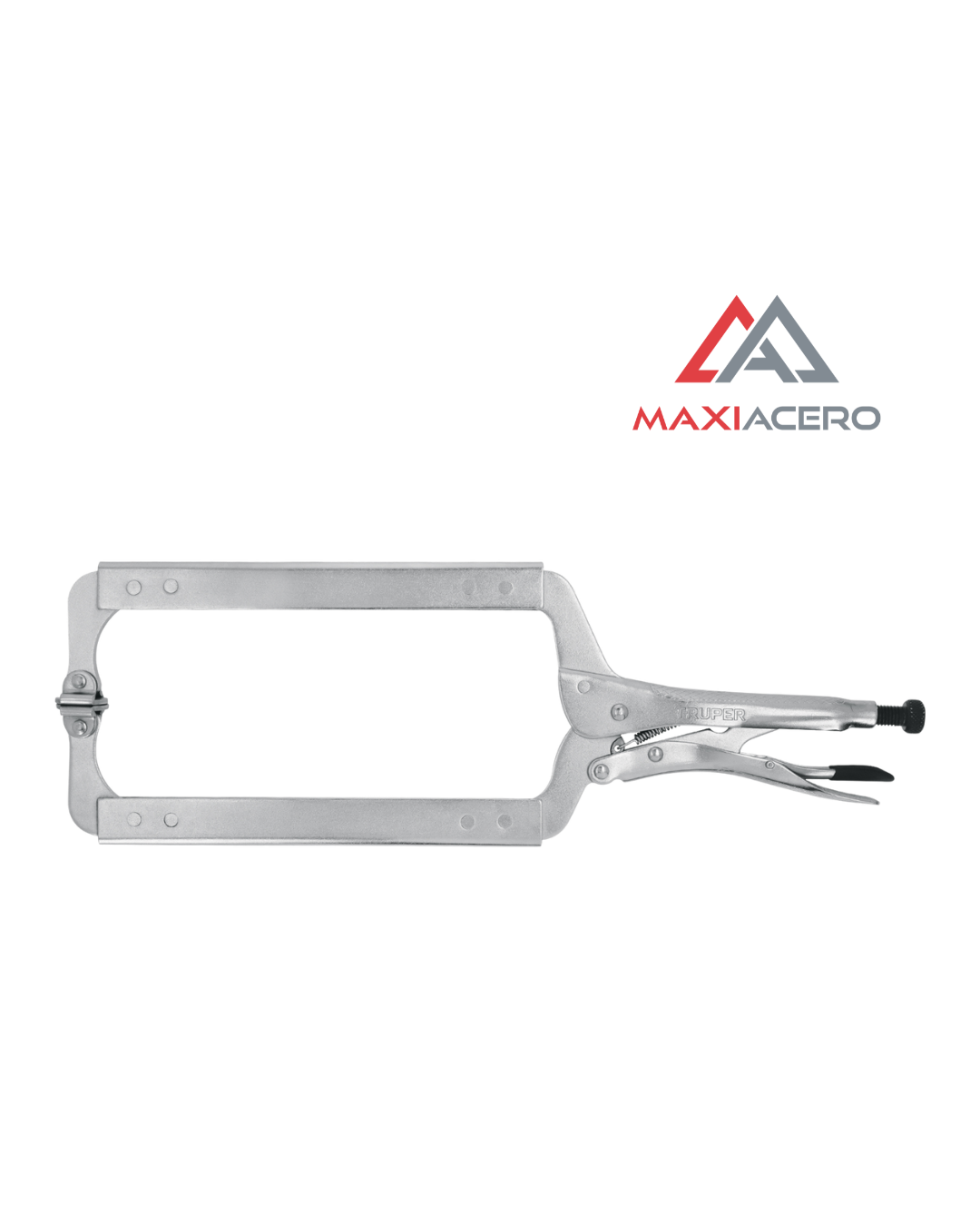 Pinza De Presión Tipo C 18'' Con Mordaza Truper 17415
