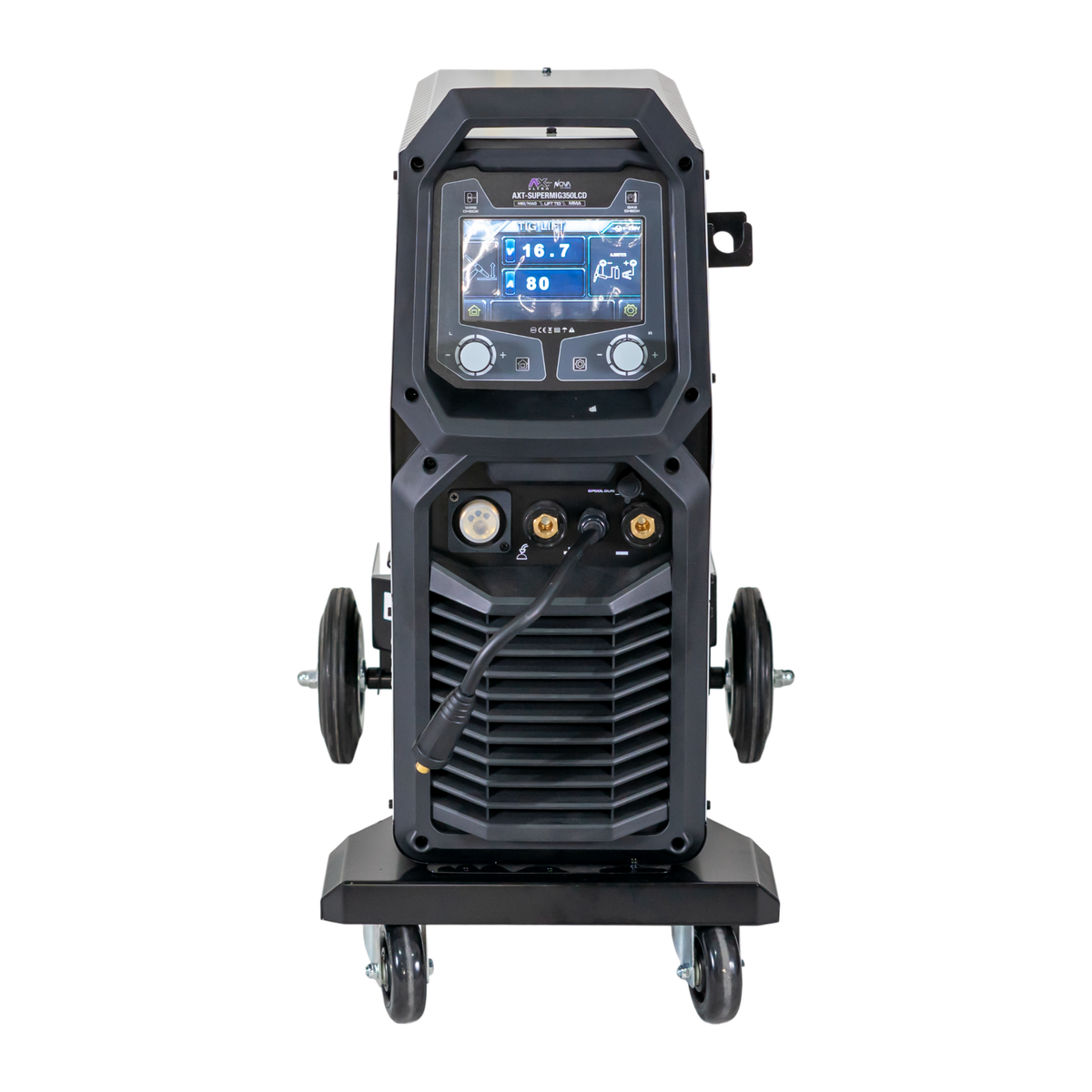 Soldadora Microalambre 350 A Multifase Axtech Supermig350lcd