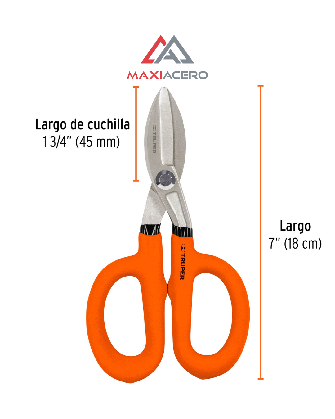 Tijera Para Hojalatero 7 , Truper, 18520