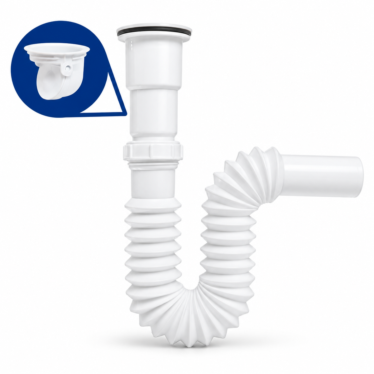 Céspol para Fregadero con Check Antiolores | Fleximatic 2233
