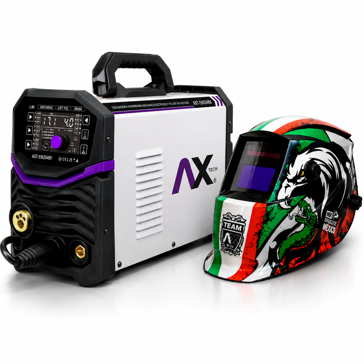 AXT-EM204BV + Careta Electrónica AXT-CEPATRIA-CV GRATIS