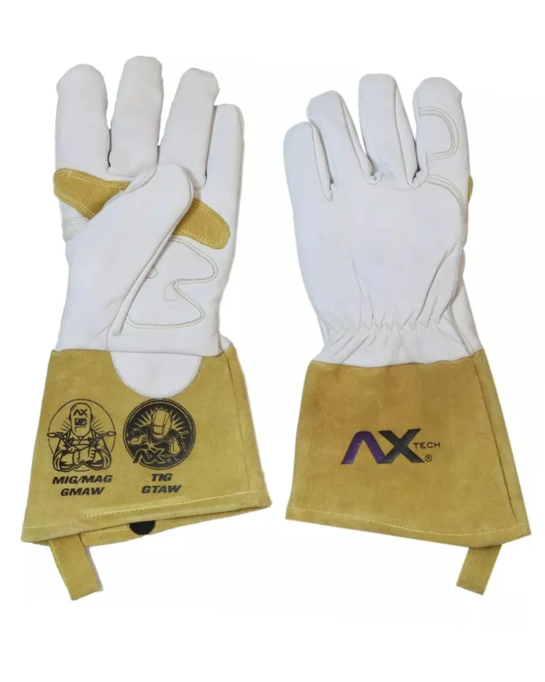 Guantes para Soldar MIG y TIG Ax Tech AXT-GP6040-MT | Palma Acolchada