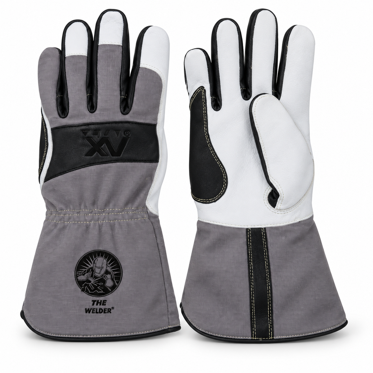 Guantes para Soldar TIG Ax Tech (AXT-GP164-T) | Piel de Cabra y Carnaza