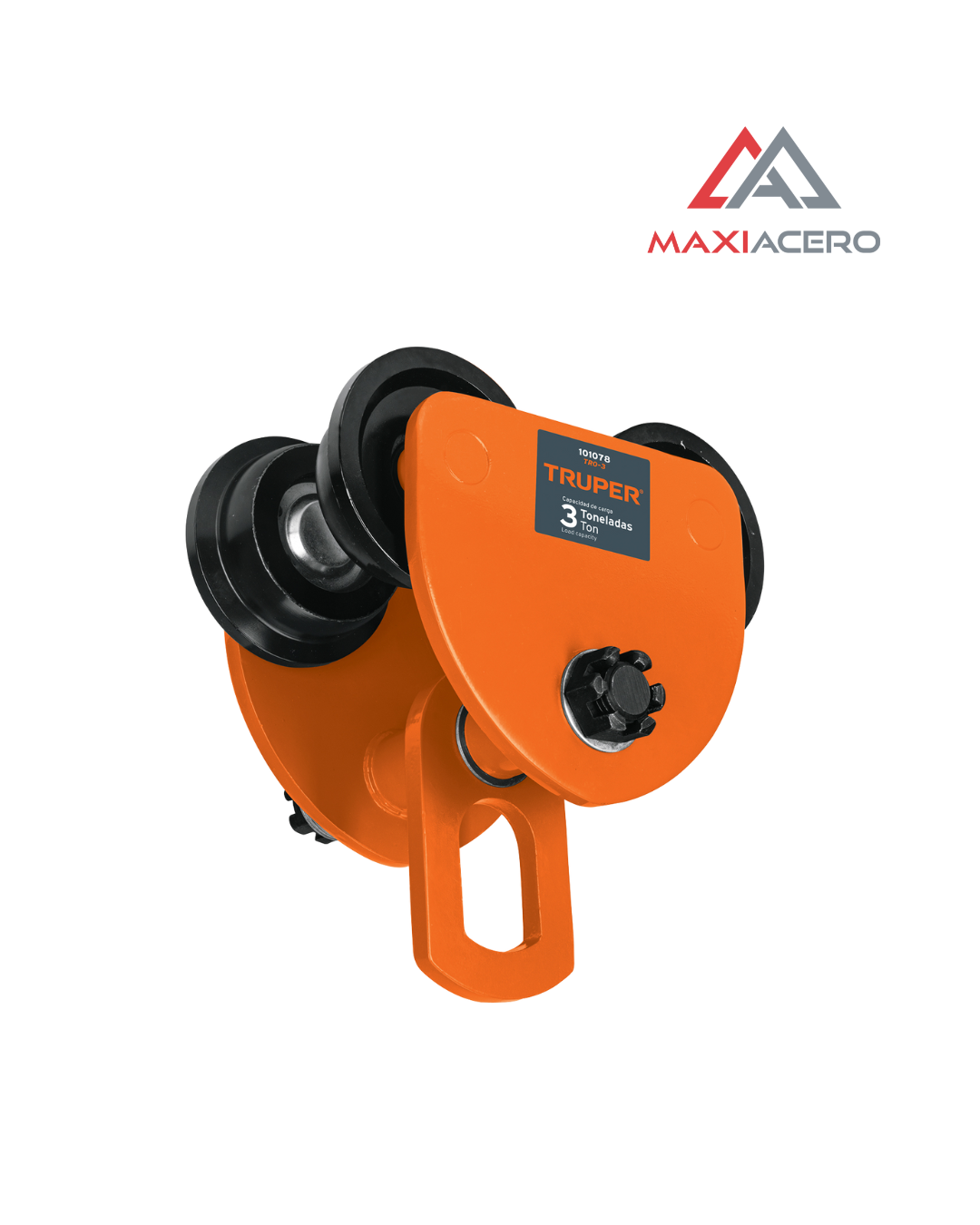 Trole De Carga Para Viga 3 Ton Truper 101078